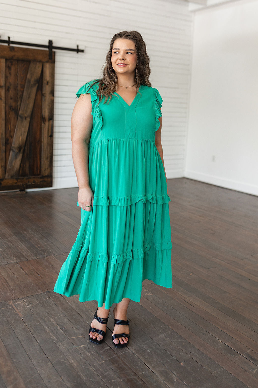 Juliana Tiered Midi Dress