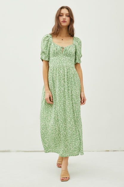 Laura Floral Smocked Maxi Dress