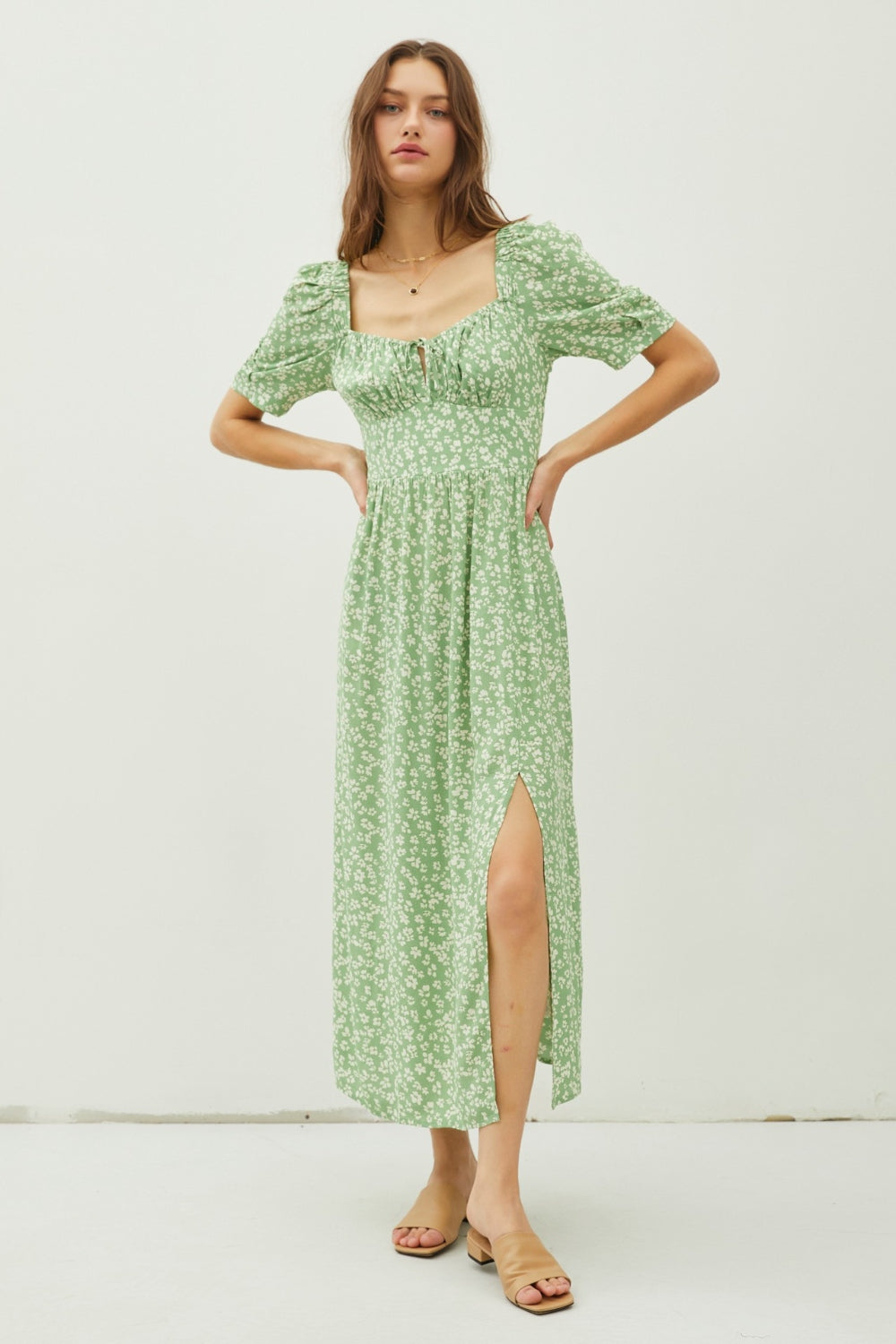 Laura Floral Smocked Maxi Dress