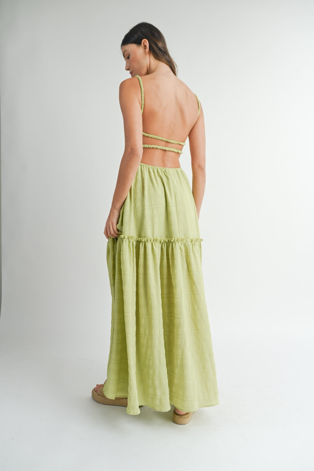 Zoey Backless Cutout Maxi Dress