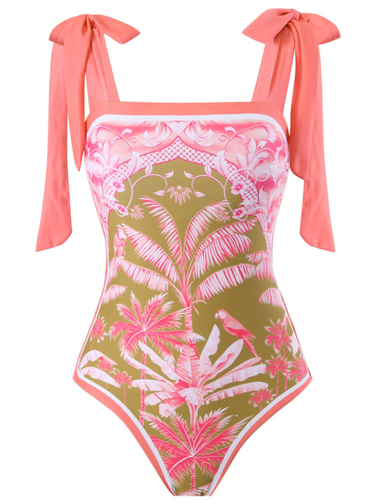 Ember Tropical Print One Piece Set