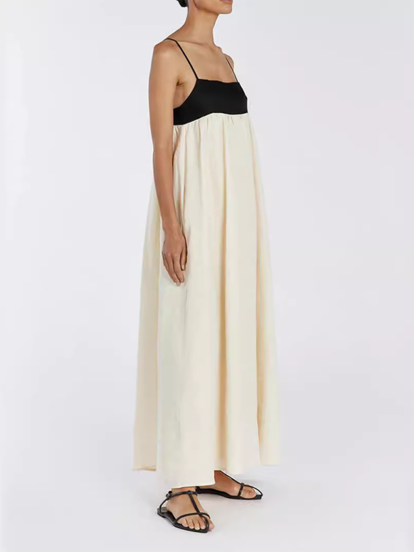 Ophelia Contrast Color Top Dress