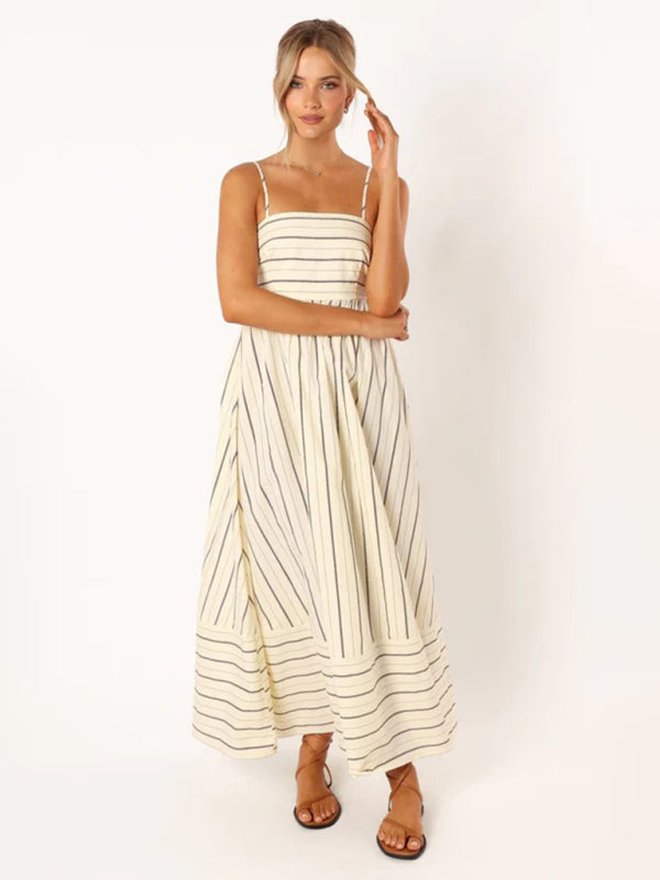 Lexi Striped Cutout Maxi Dress - 2 Colors