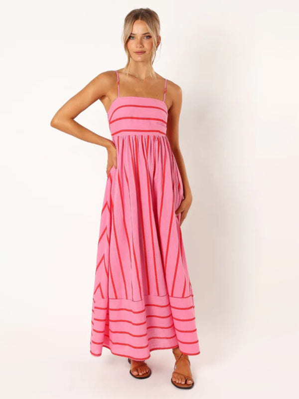 Lexi Striped Cutout Maxi Dress - 2 Colors