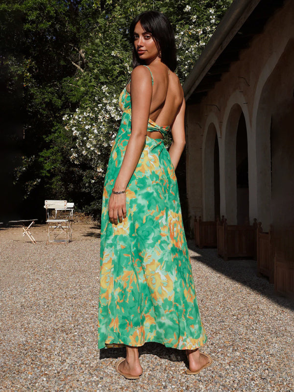 Jessamyn Tropical Midi Dress