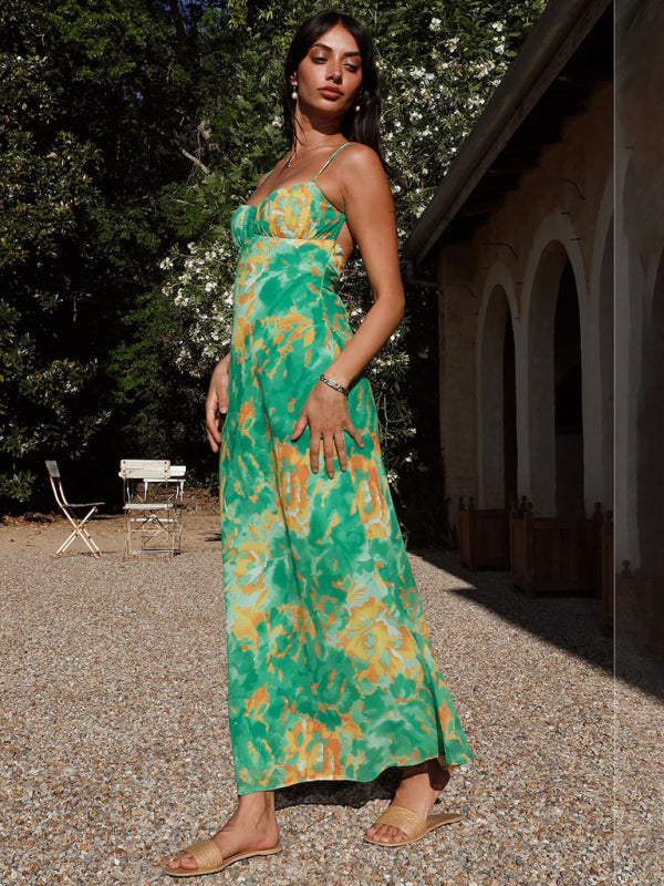 Jessamyn Tropical Midi Dress