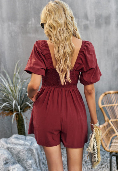 Partay All Day Smocked Romper - J. Madison & Co.