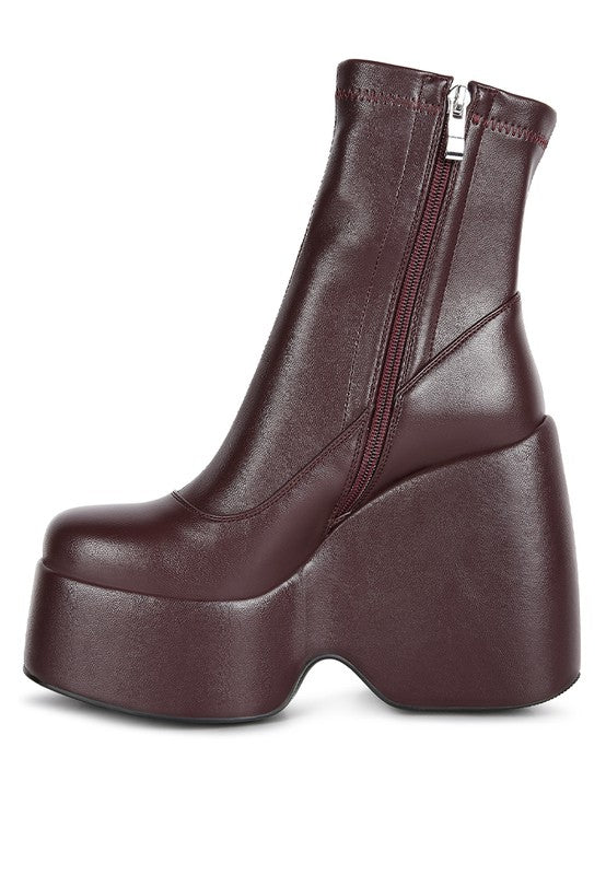 Percy Platform Ankle Boots - J. Madison & Co.