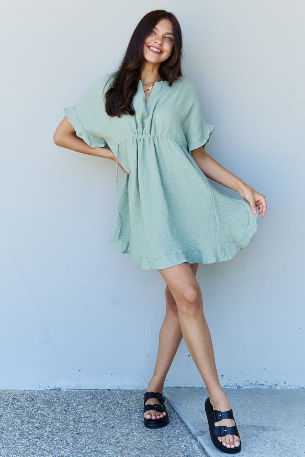 Summer Breeze Ruffle Dress - J. Madison & Co.